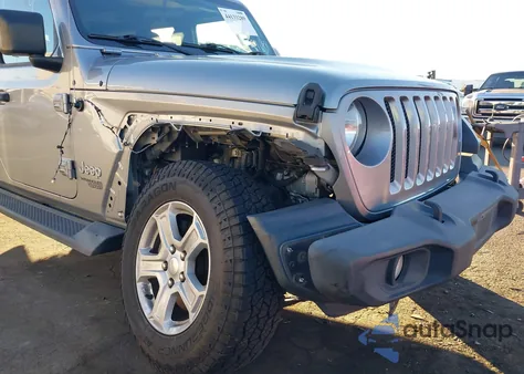 2020 Jeep Wrangler Unlimited Sport S 4X4 z USA, uszkodzony, nr VIN 1C4HJXDN9LW233696